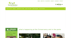 Desktop Screenshot of emeraldnecklace.org